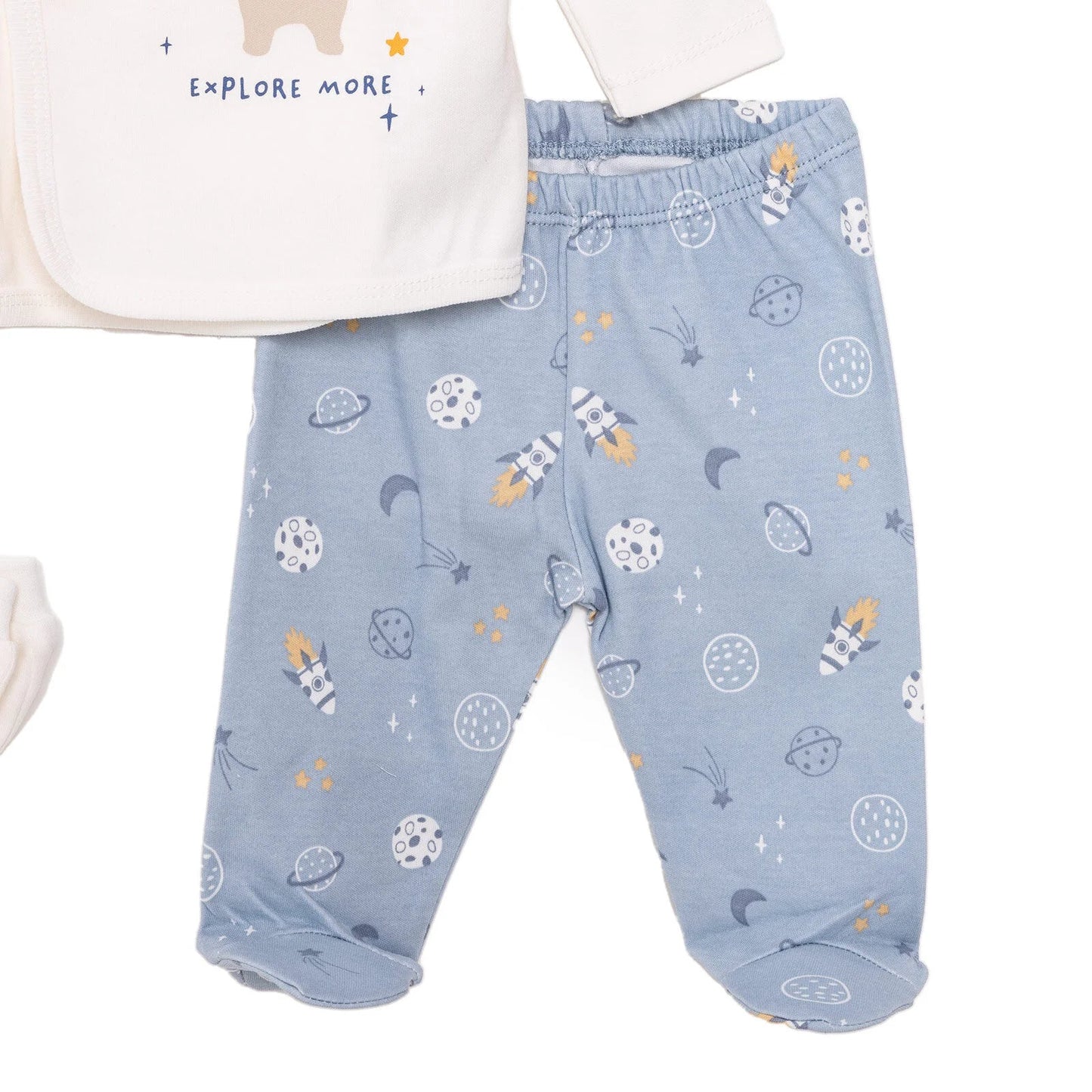 HelloBaby Boy 5 Piece Newborn Gift Set - Blue