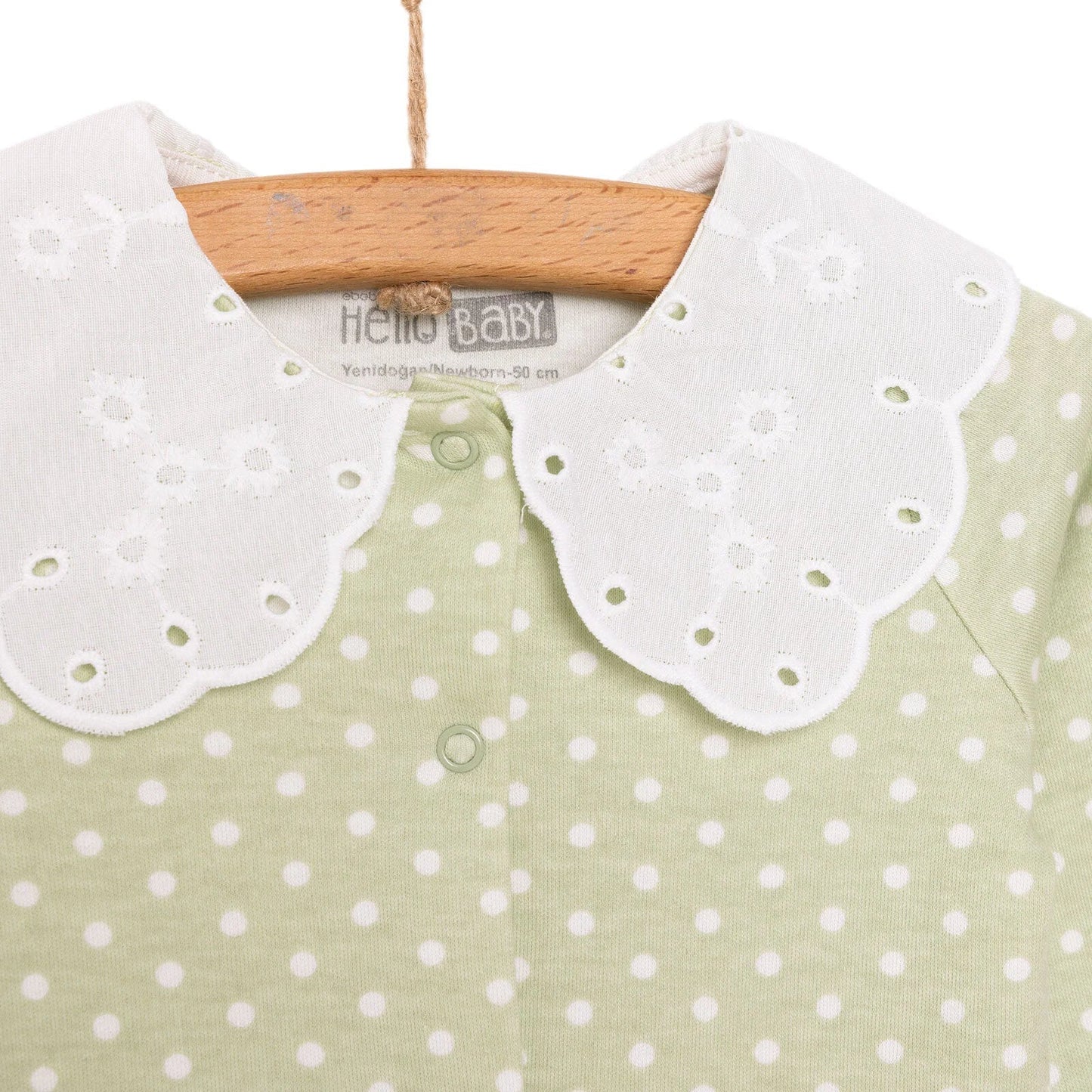 HelloBaby Newborn Girl Footed Jumpsuit - Multicolour