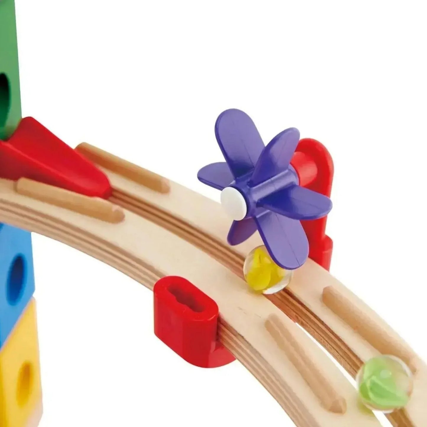 Hape Quadrilla Race to the Finish Marble Run Blocks