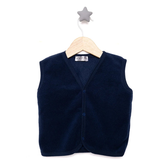 HelloBaby Basic Fleece Vest - Indigo