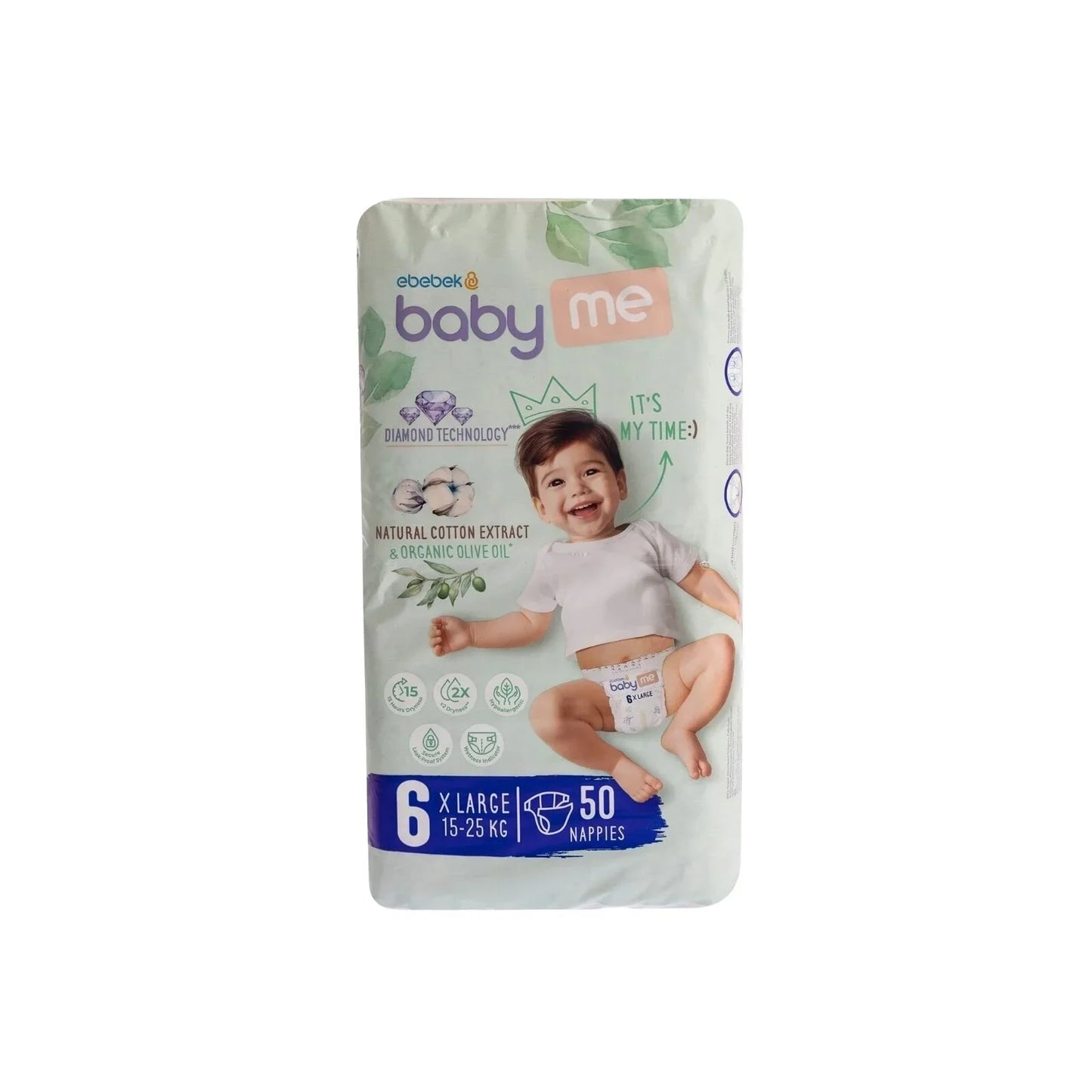 baby me XL Size 6 - 50 nappies