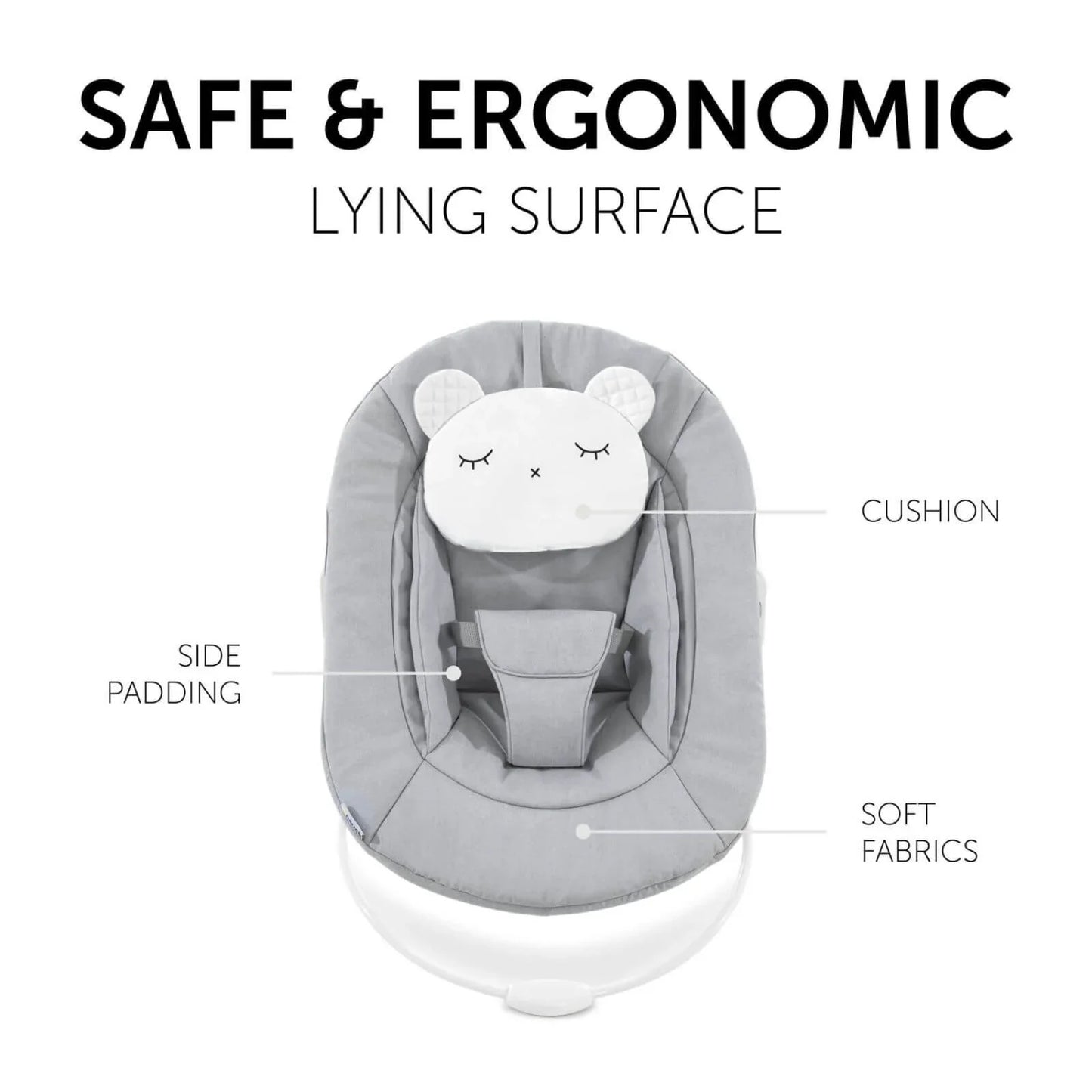 Hauck Alpha Bouncer 2-in-1 - Light Grey