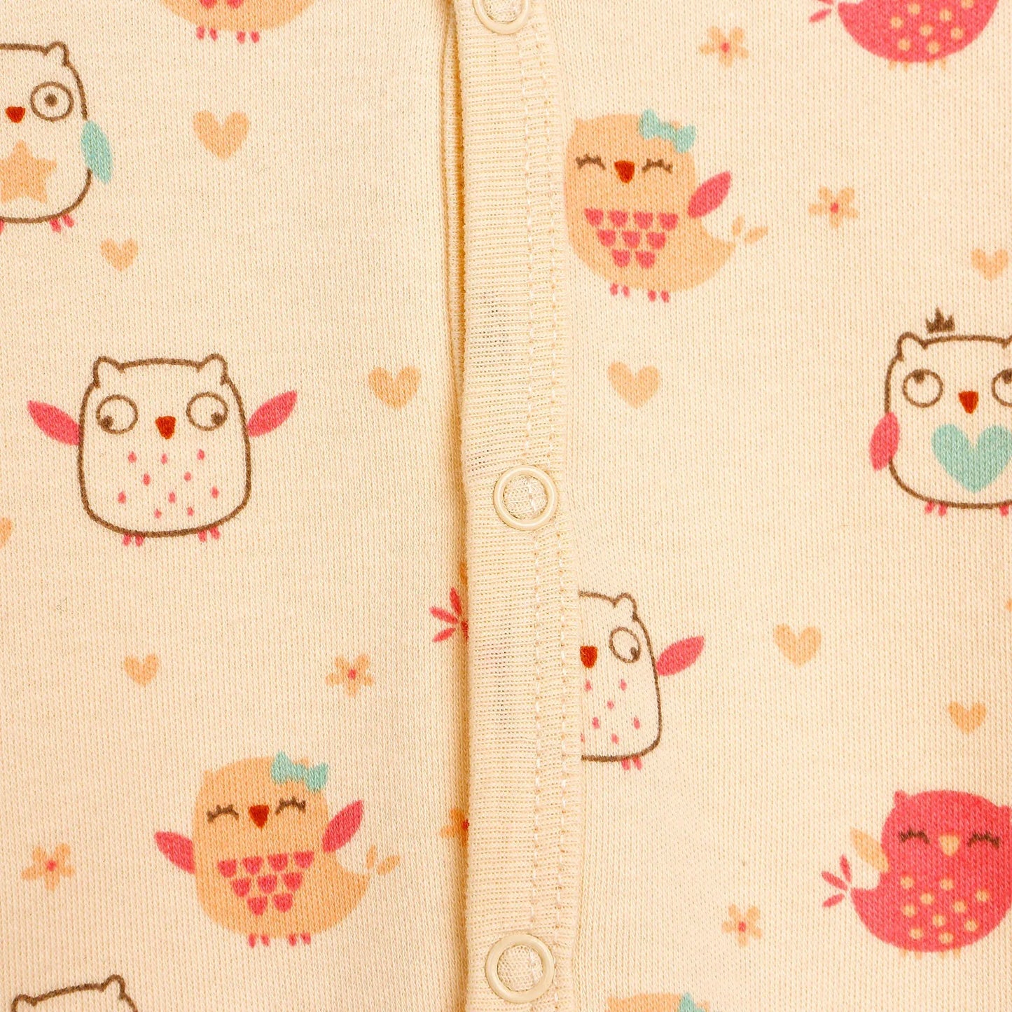 HelloBaby Basic Baby Girl Pyjamas Set - Ecru