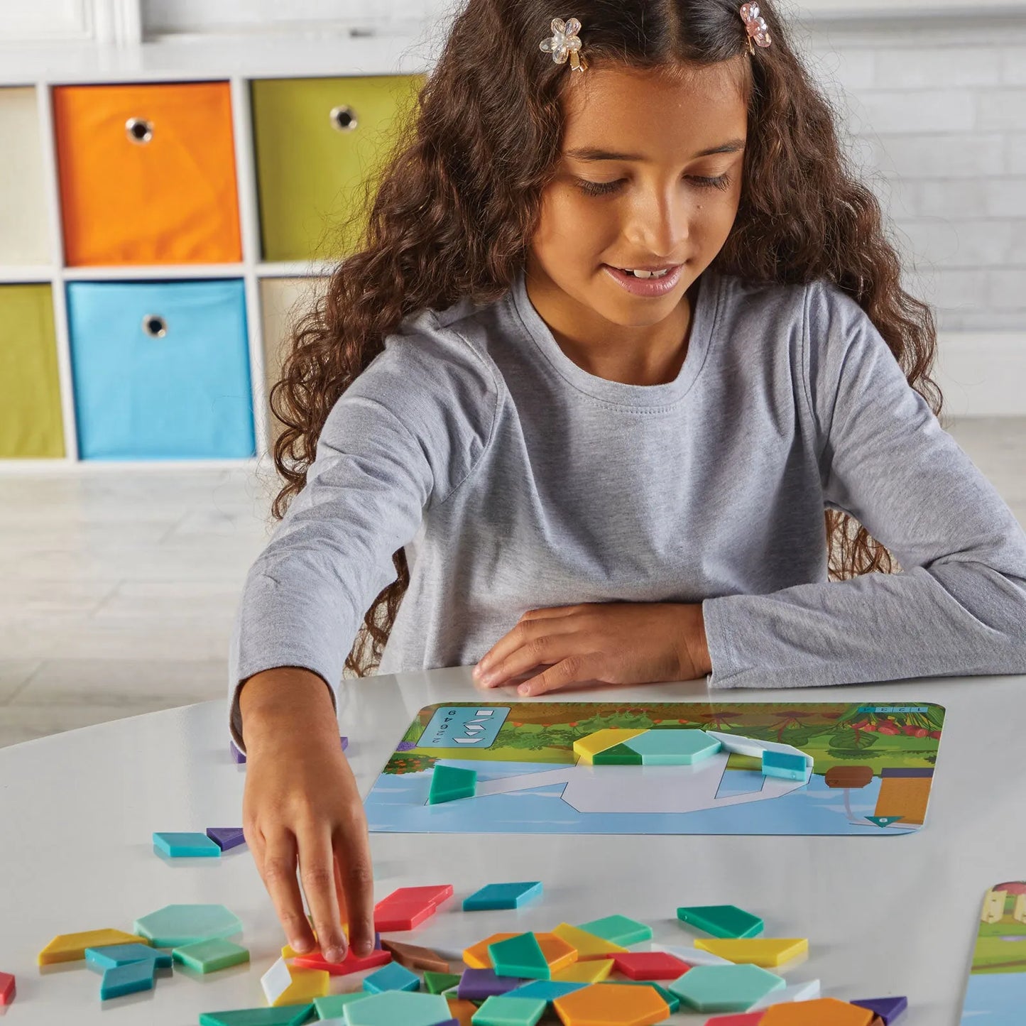 hand2Mind  Seasons & Weather Pattern Block Puzzle Set