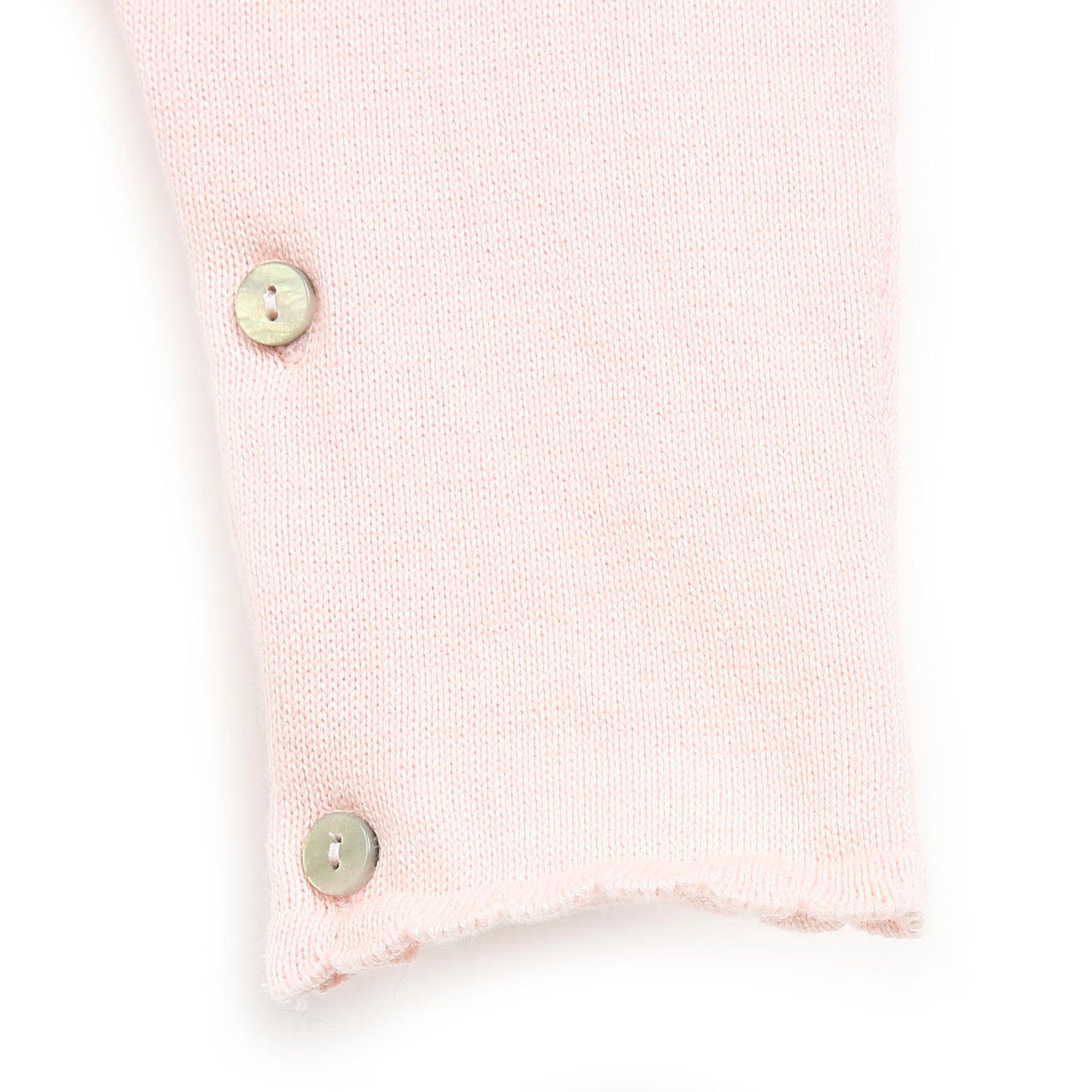 HelloBaby Newborn Knit Ruffled Jumpsuit - Salmon