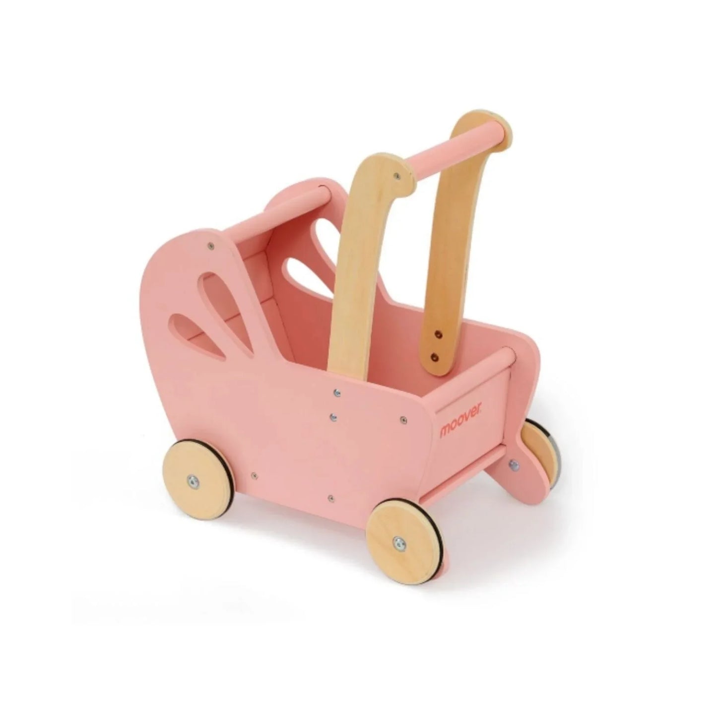 Moover Essential Flat Packed Pram - Pink