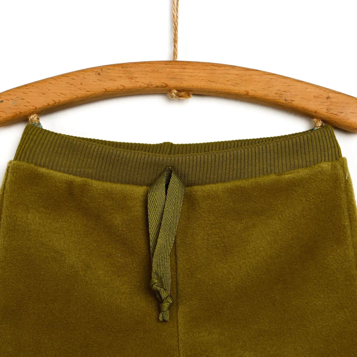 HelloBaby Basic Baby Boy Fleece Pants - Green