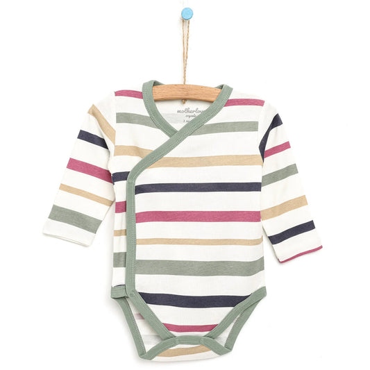 Motherlove Newborn Organic Sleeve Bodysuit - Beige