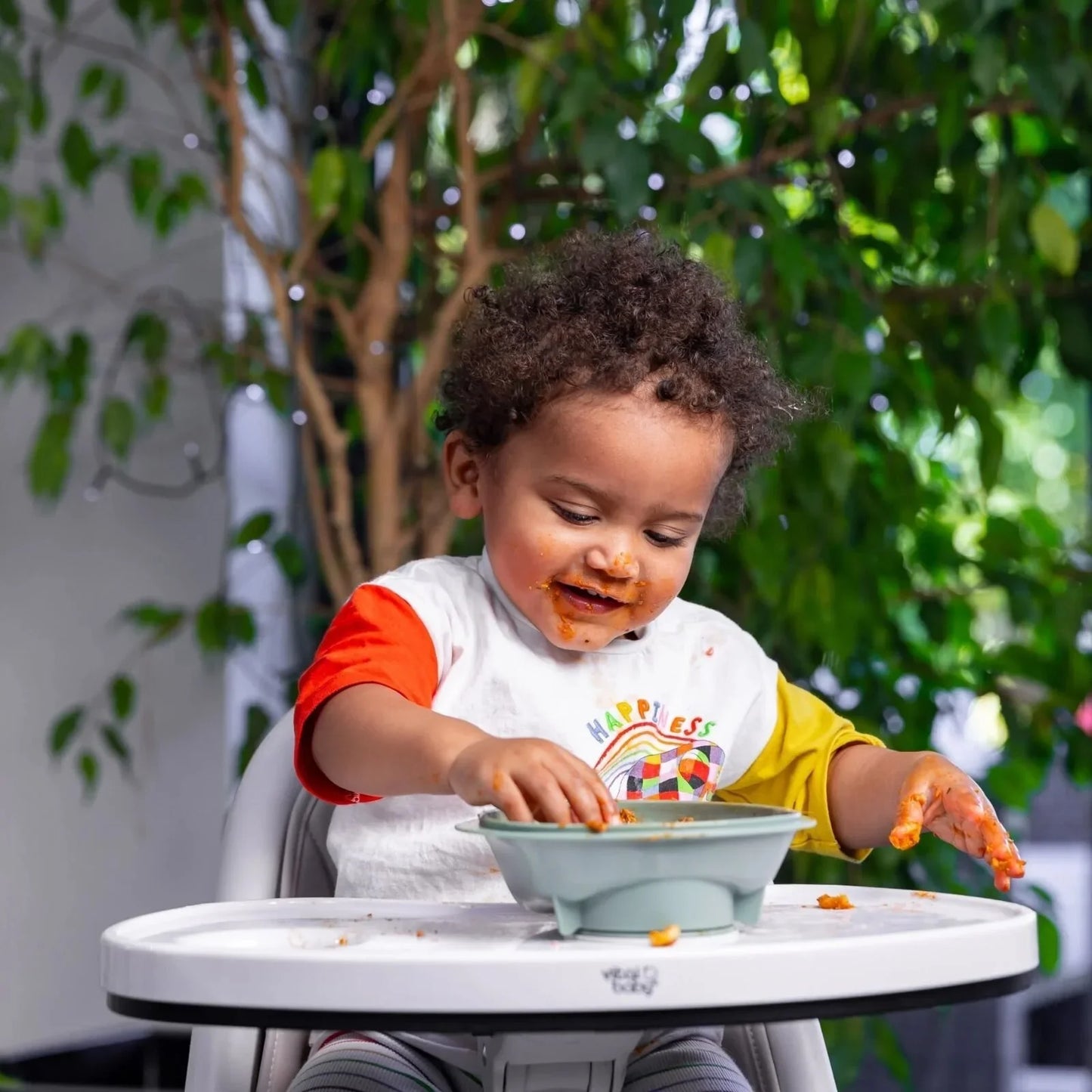 Vital Baby Nourish Power Suction Bowl- Natural Grape