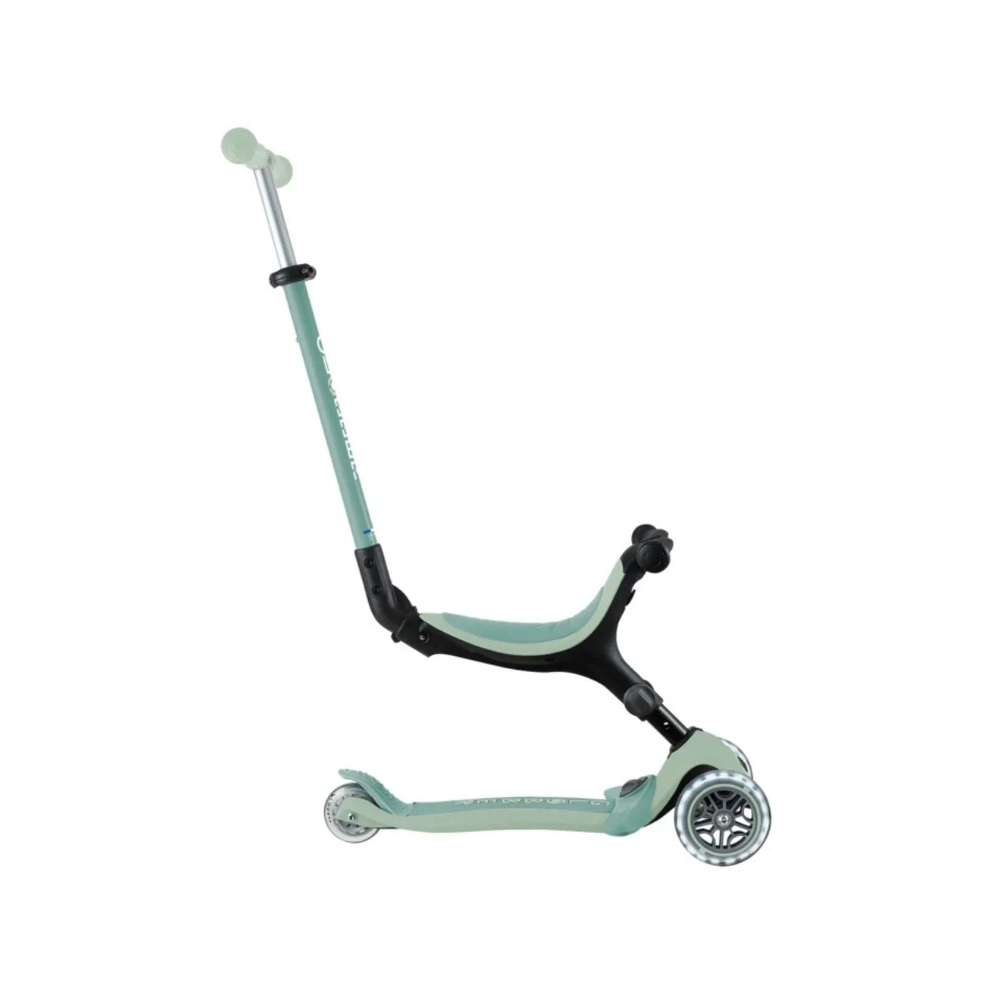 Globber Go Up Active Lights Eco Scooter - Pistachio