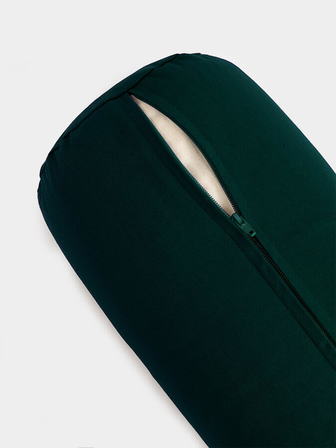 Yoga Studio Organic Cotton Buckwheat Lotus Meditation Bolster Cushion