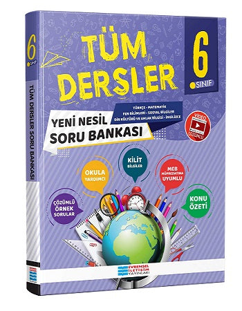 6. Sınıf Tüm Dersler Video Çözümlü Soru Bankası