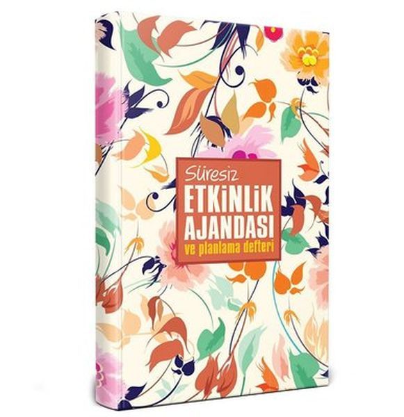 Süresiz Etkinlik Ajandası ve Planlama Defteri - İlkbahar