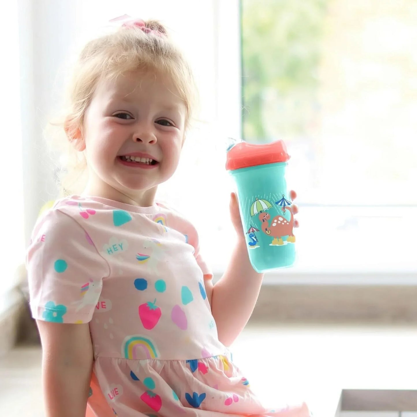 Nuby Insulated Cool Sipper Cup Pack of 1 270ml Assorted