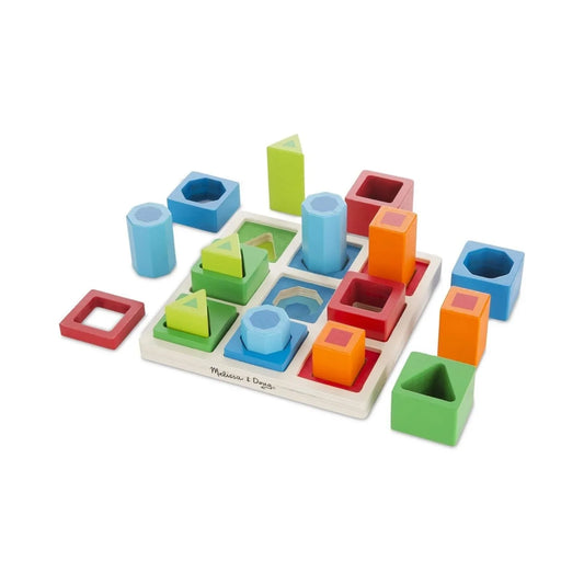 Melissa & Doug Shape Sequence Wooden Sorting Set