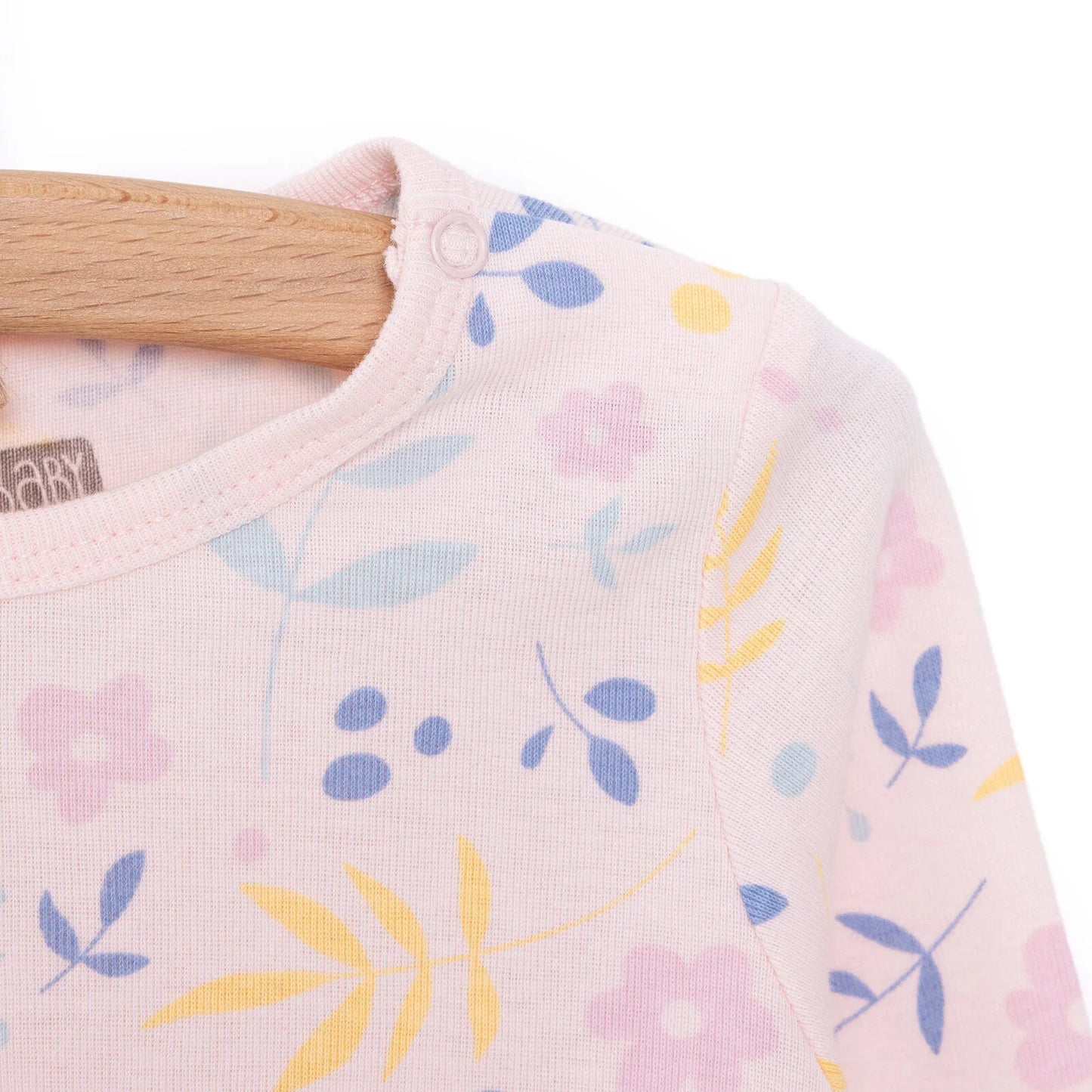 HelloBaby Girl Long Sleeve Bodysuit - Light Pink