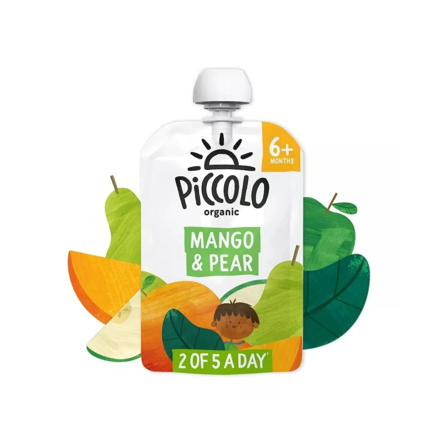 Piccolo Organic Mango Pear & Spinach 6+ months 100g