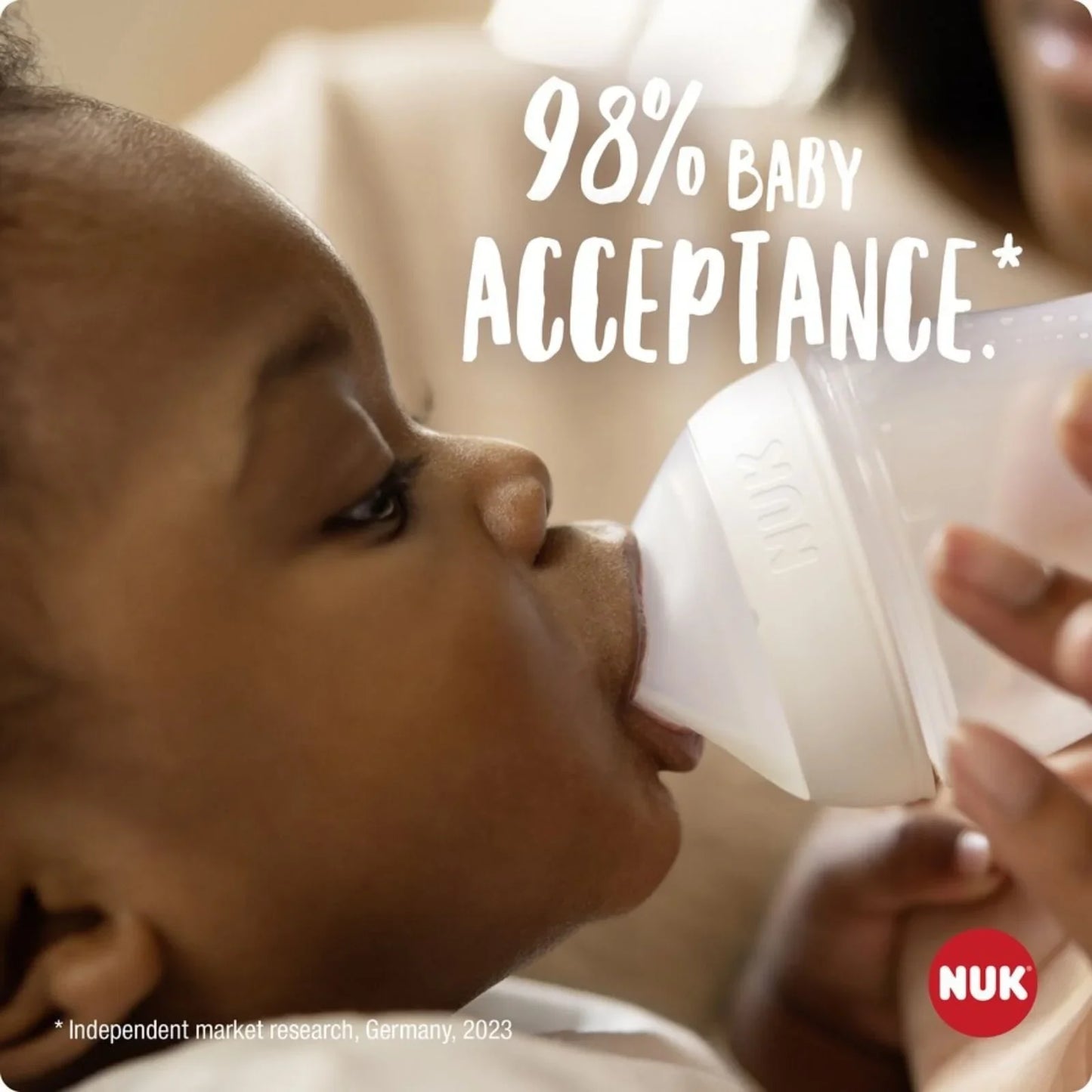 NUK Anti-Colic Perfect Match 150ml Pack of 4 - Rainbow