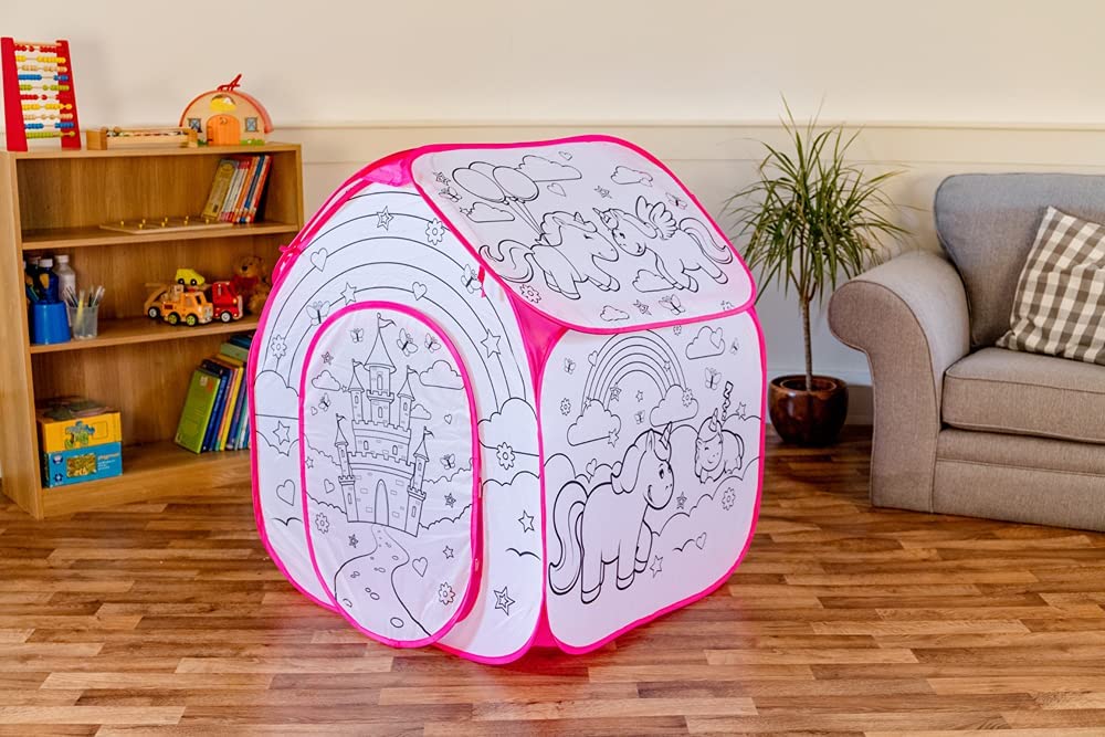 One For Fun Colour Your Own Play Tent - Unicorn