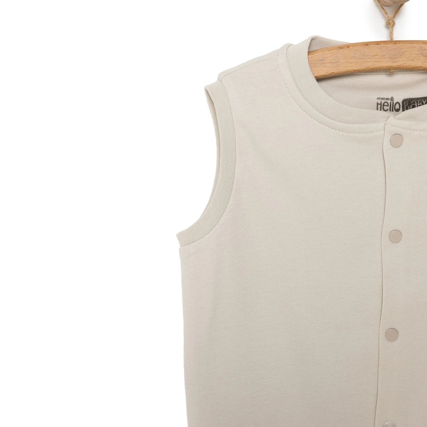 HelloBaby Baby Boy Ribbed Cardigan - Beige