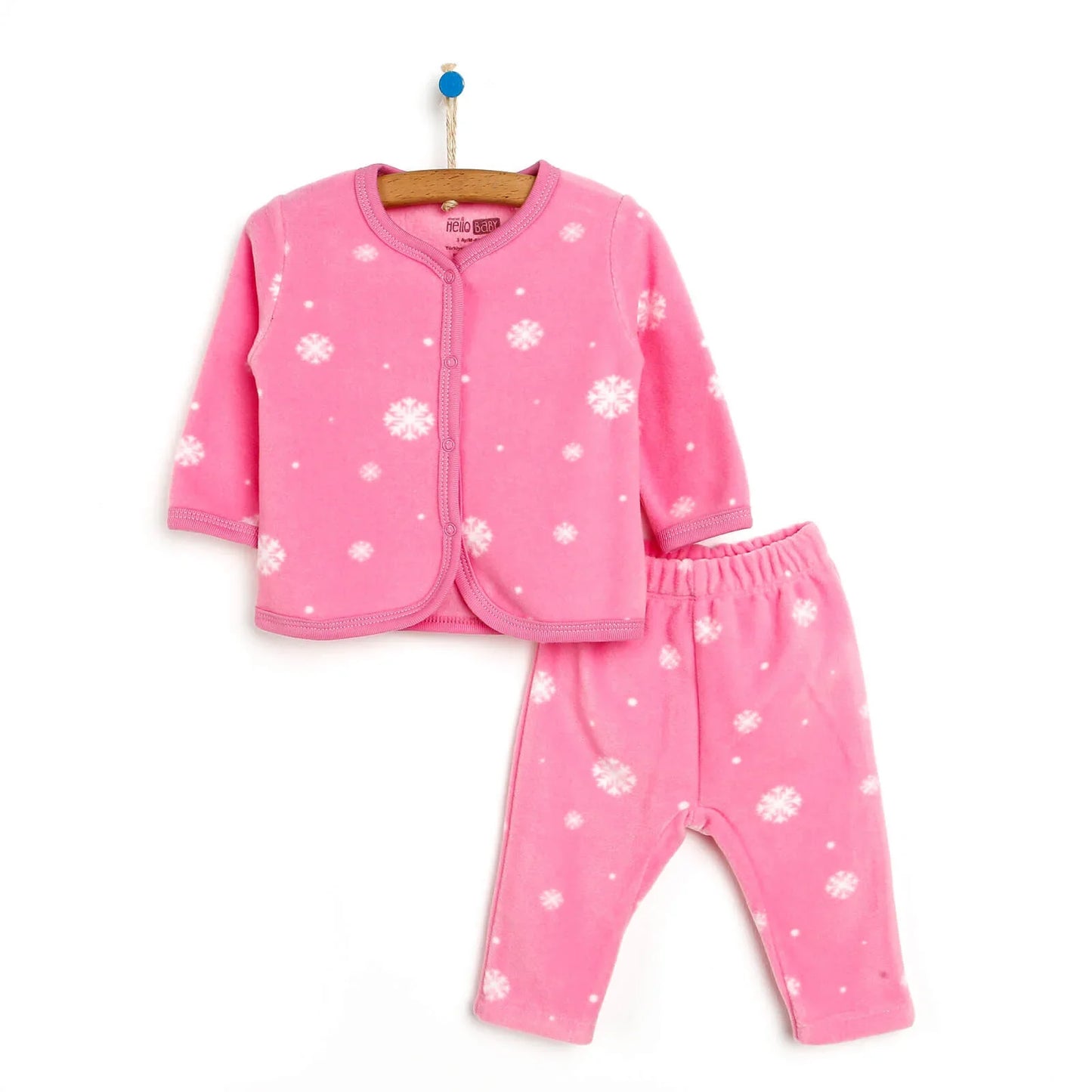 HelloBaby Newborn Baby Girl Fleece Cardigan