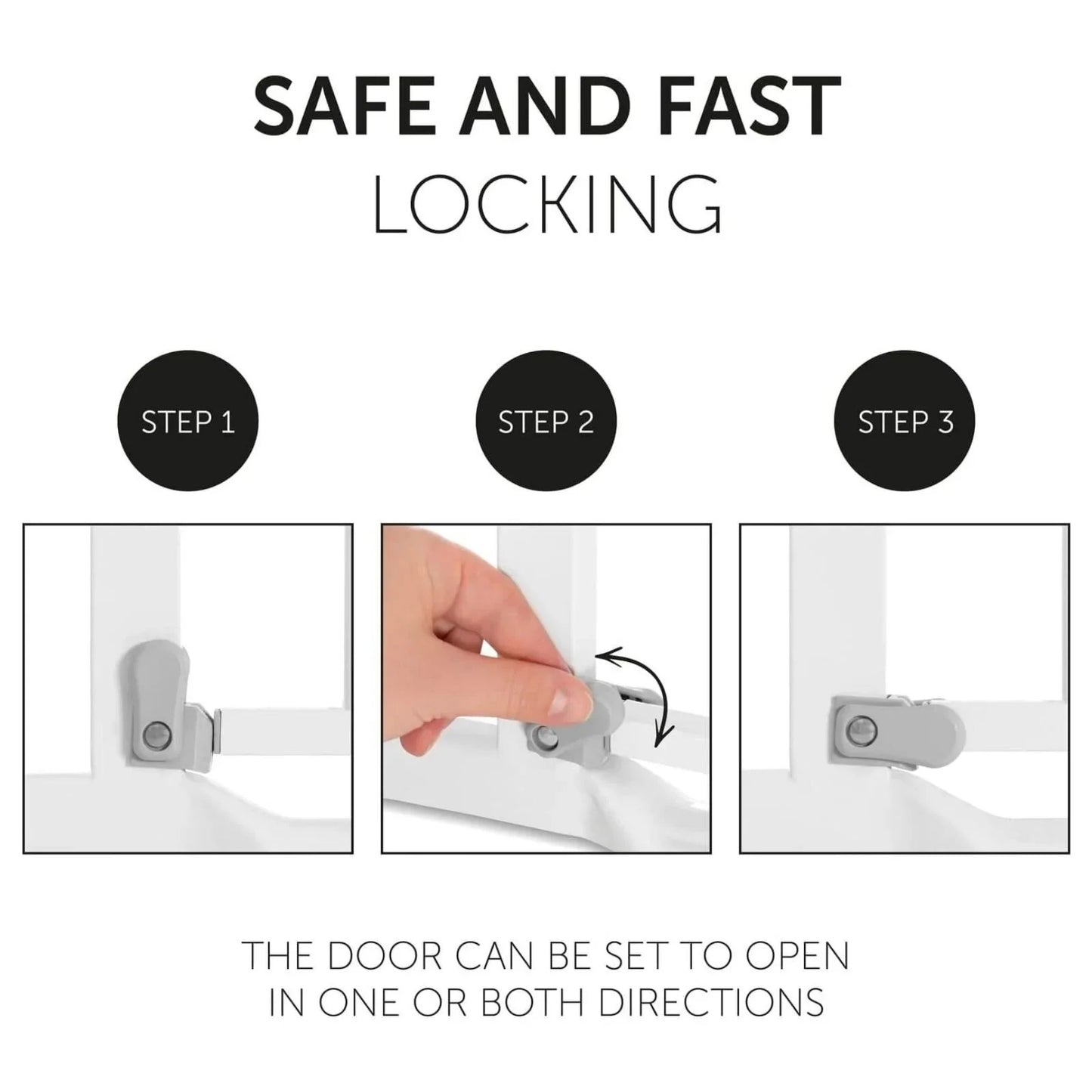 Outlet - Hauck Clear Step Safety Gate