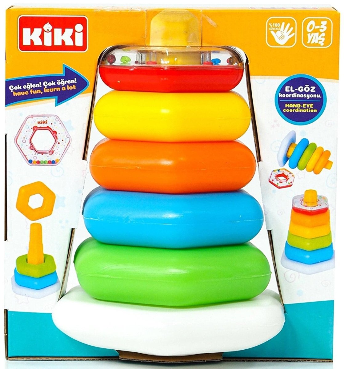Kiki Rattle Hexagen Rings
