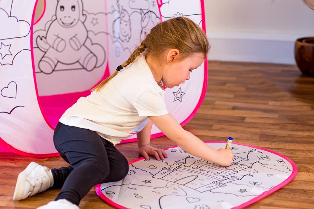 One For Fun Colour Your Own Play Tent - Unicorn