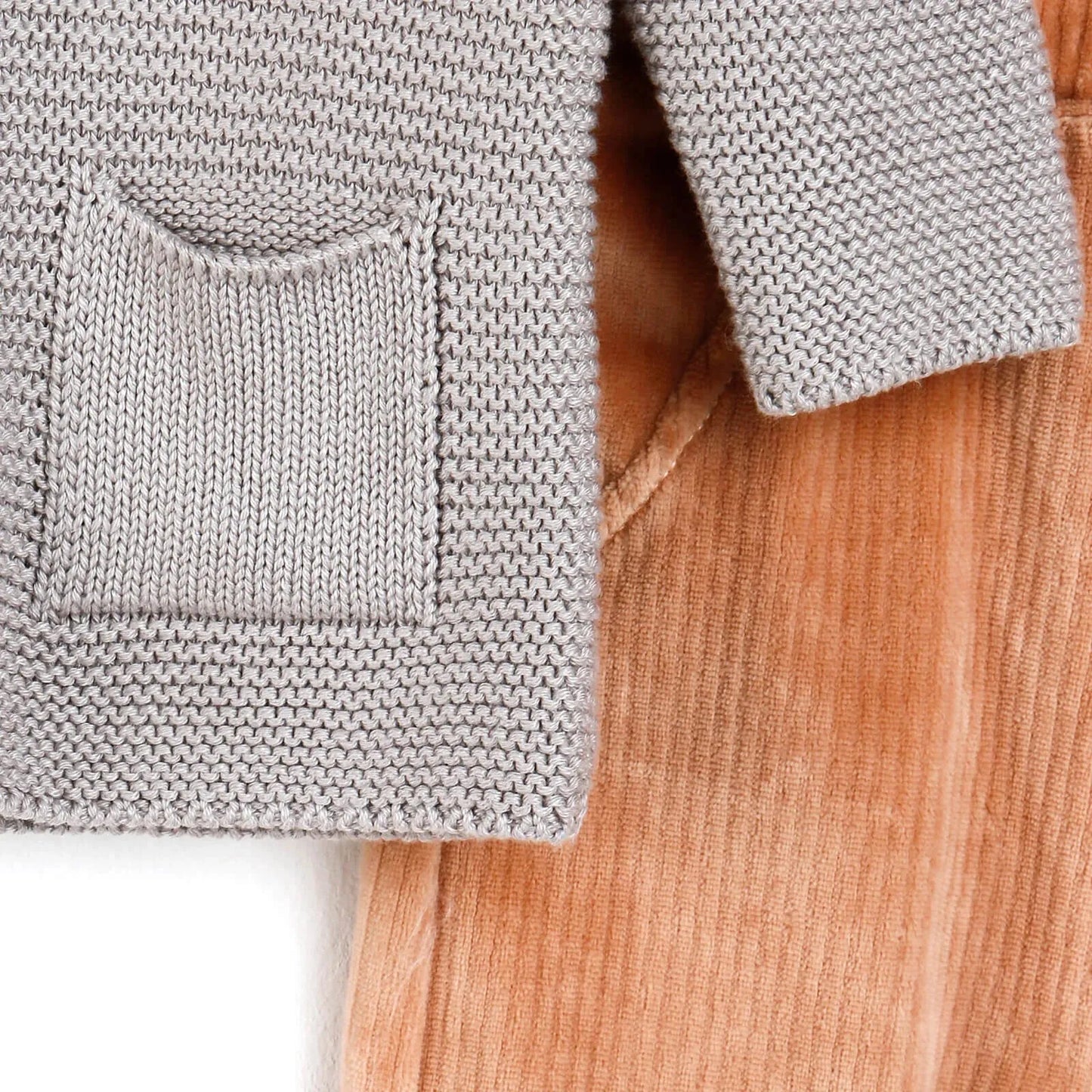 HelloBaby Shirt- Pants - Cardigan - Mink