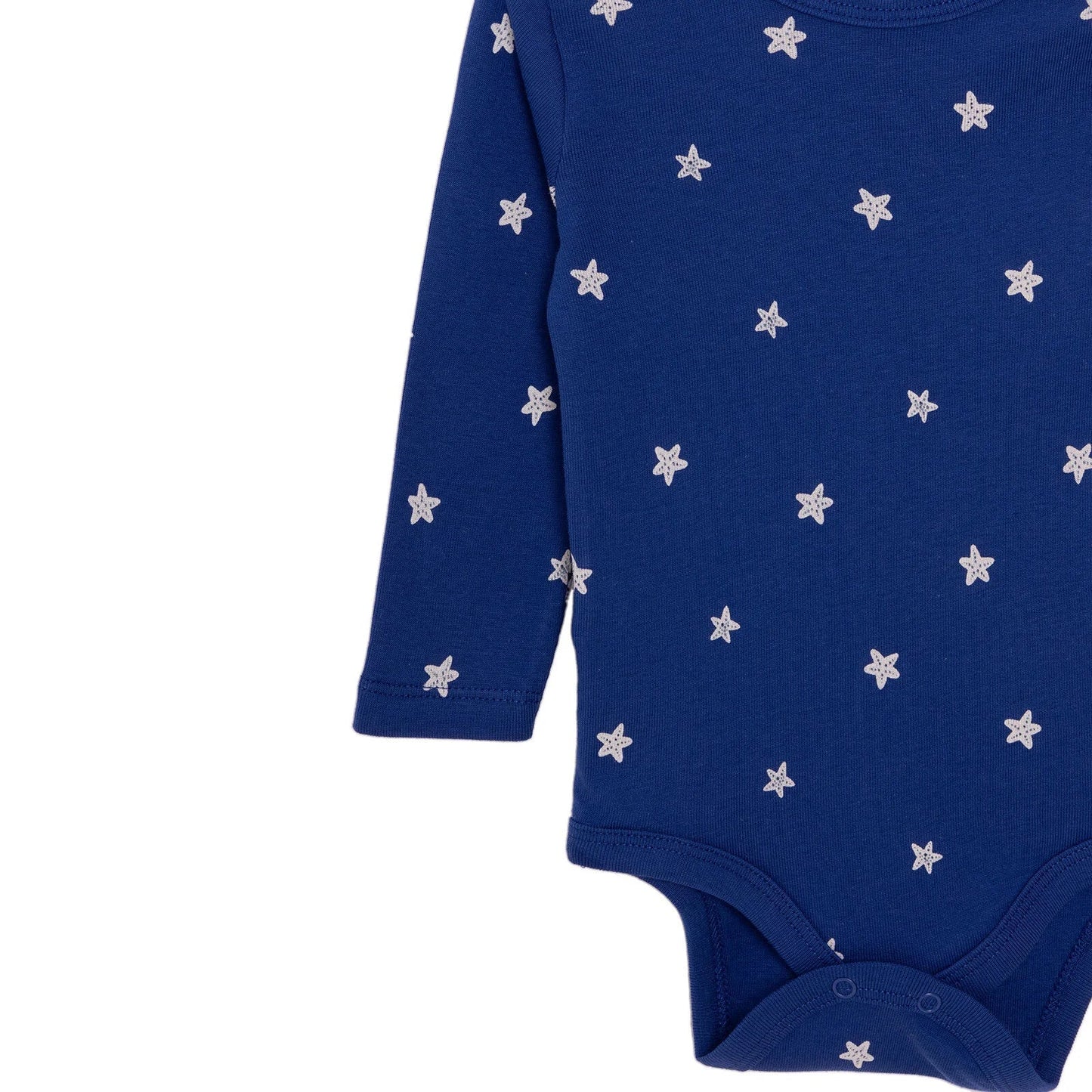 HelloBaby Boy Long Sleeve Bodysuit - Navy Blue