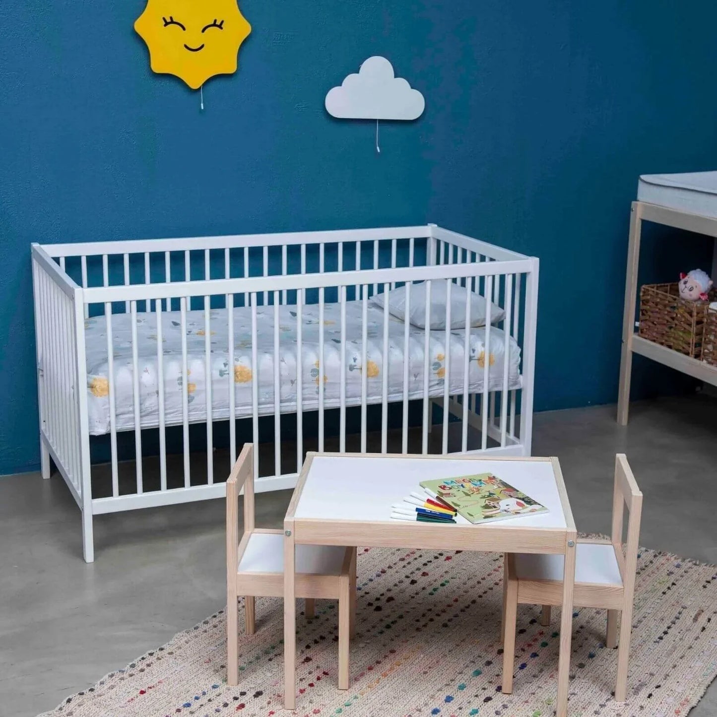 Montessori Wooden Table and Chair Set for Kids