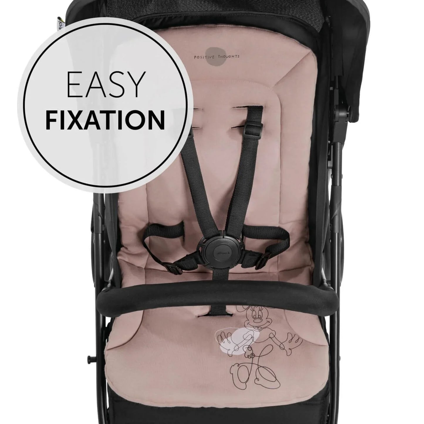 Hauck Disney Pushchair Seat Liner - Minnie Mouse Rose