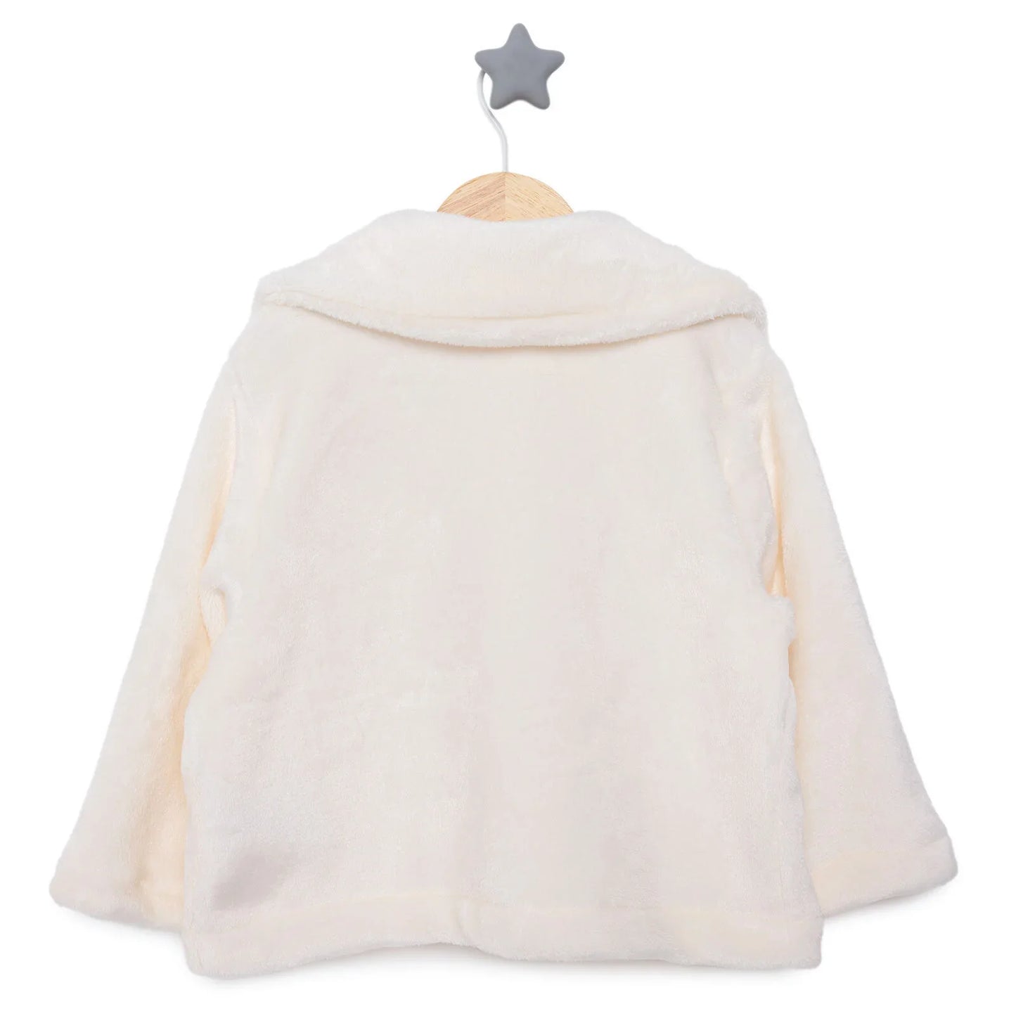 HelloBaby Basic Girl Welsoft Cardigan - Ecru