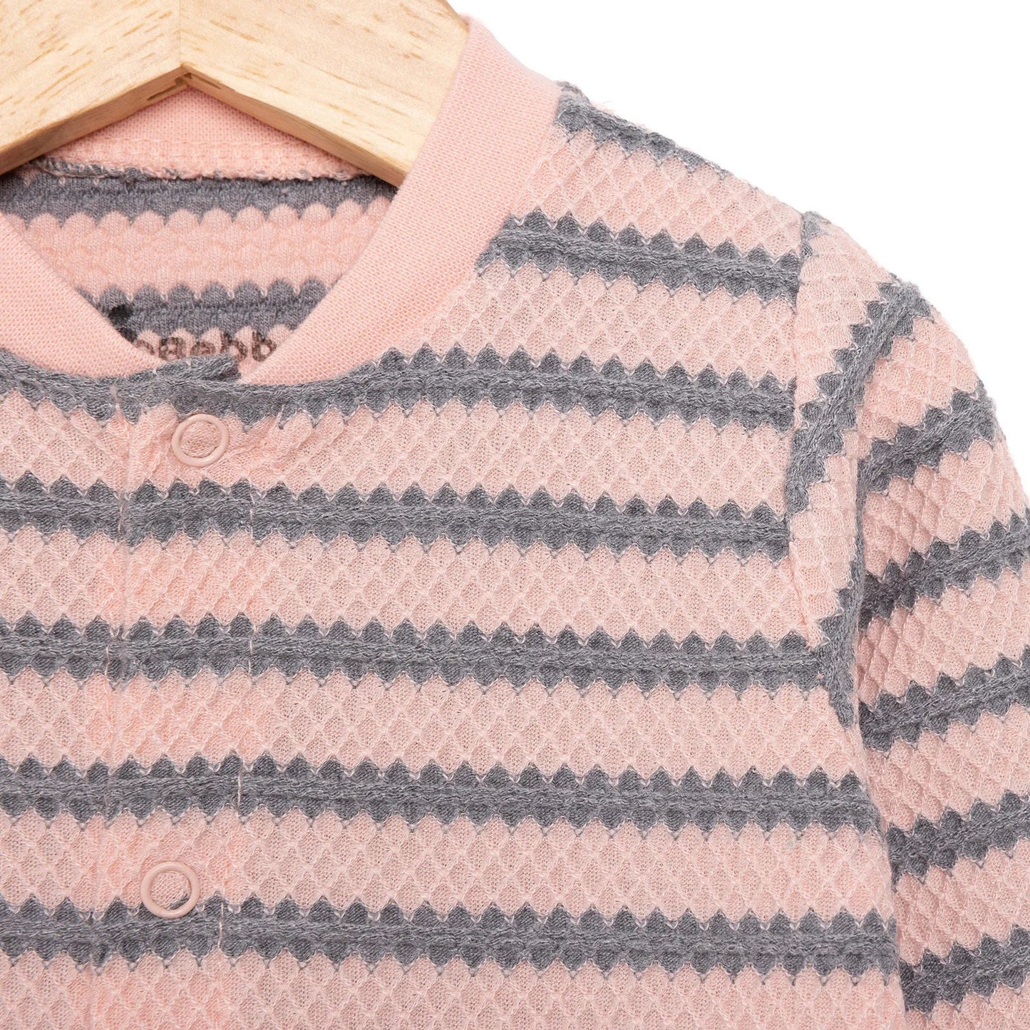 Bebbek Girl Footed Jumpsuit - Salmon