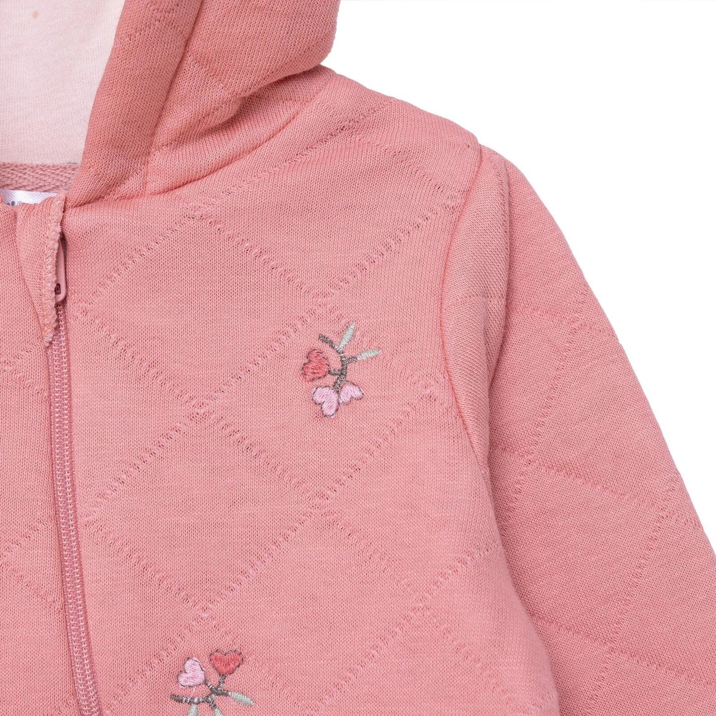 Bebetto Newborn Footless Jumpsuit - Light Rose