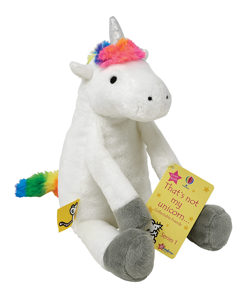 Usborne That's Not My Unicorn Soft Toy White Mix