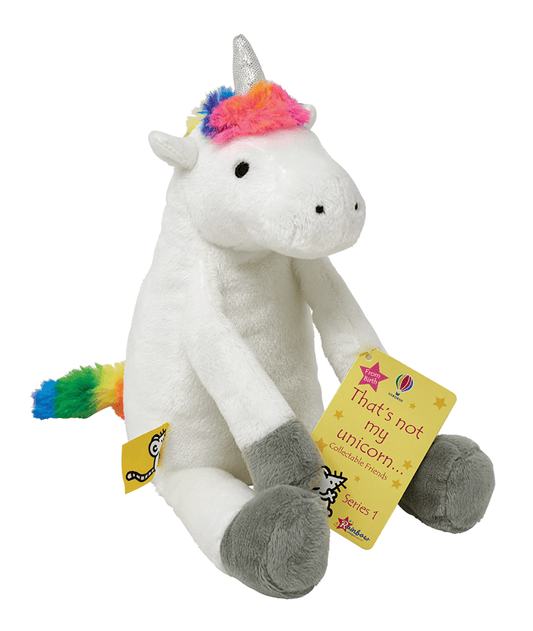 Usborne That's Not My Unicorn Soft Toy White Mix
