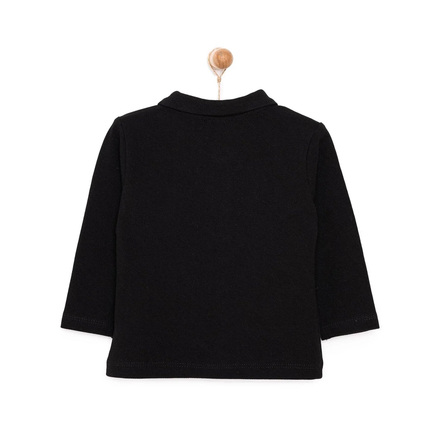 HelloBaby Basic Boy Camisole Long Sleeve T-shirt - Black