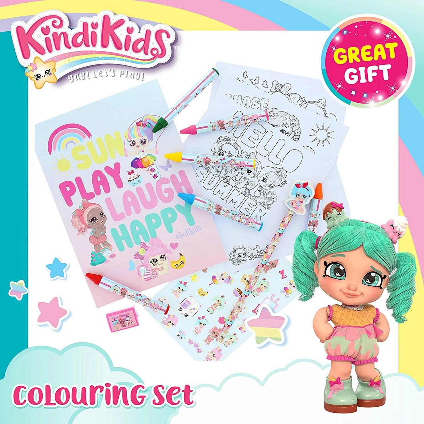 Kindi Kids Colouring Set