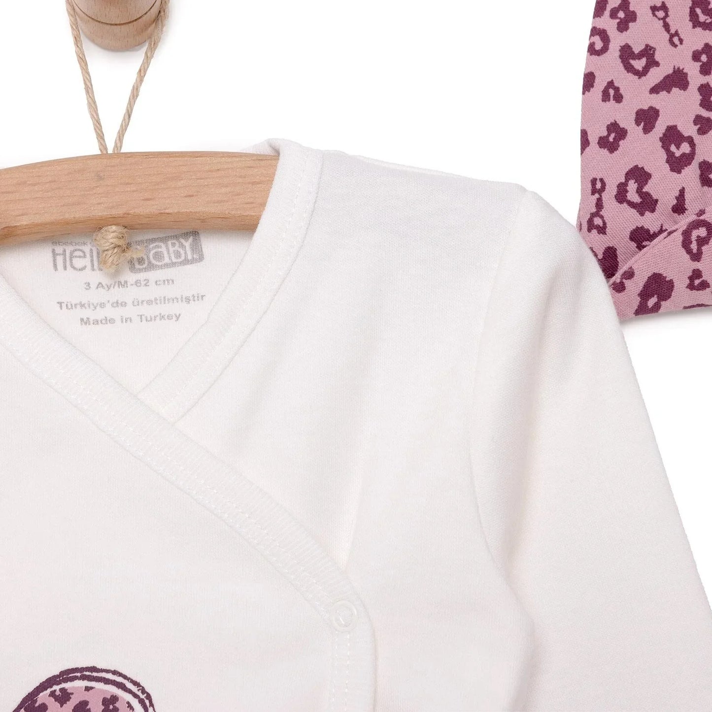 HelloBaby Jumpsuit-Hat - Ecru