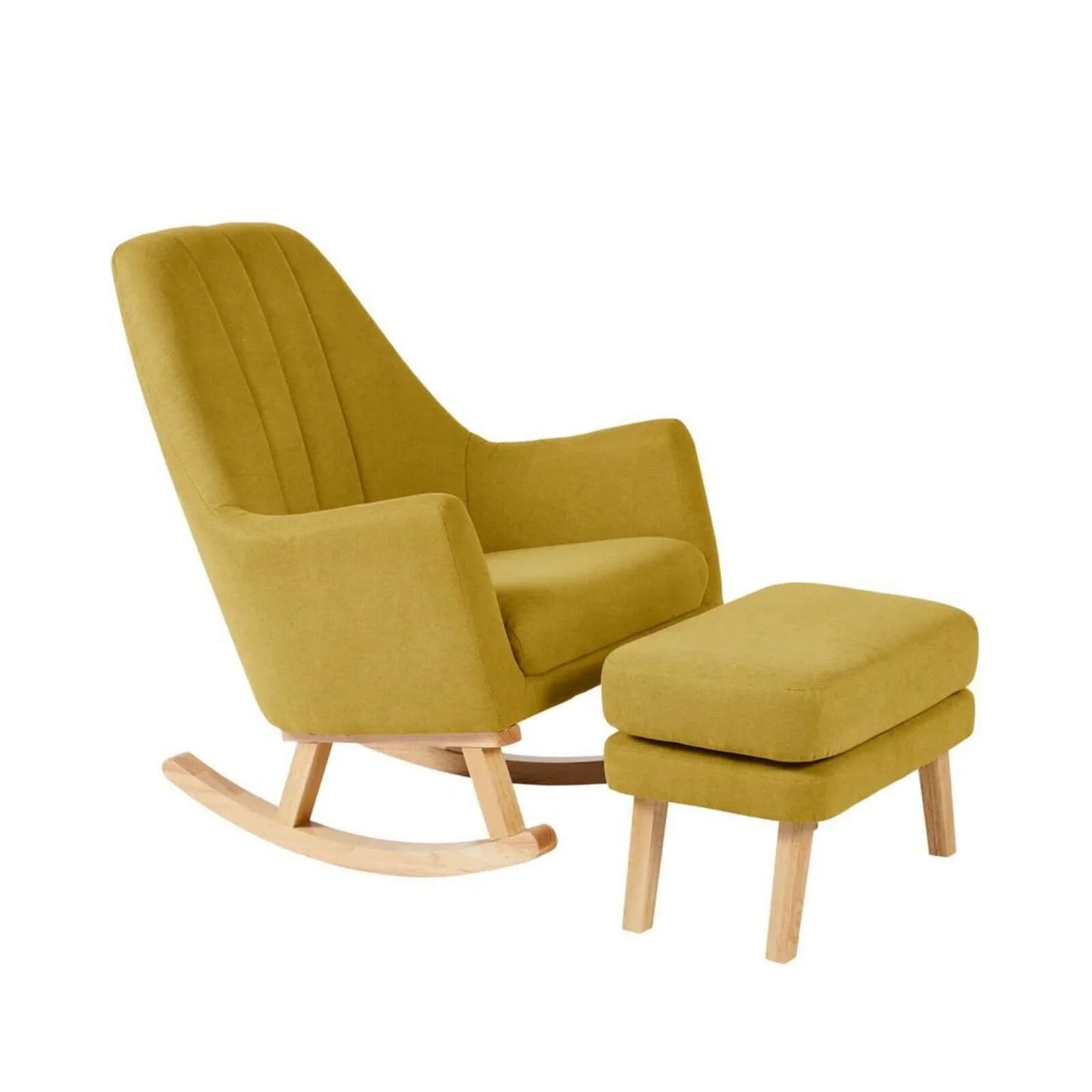 Ickle Bubba Eden Deluxe Nursery Chair & Stool - Ochre