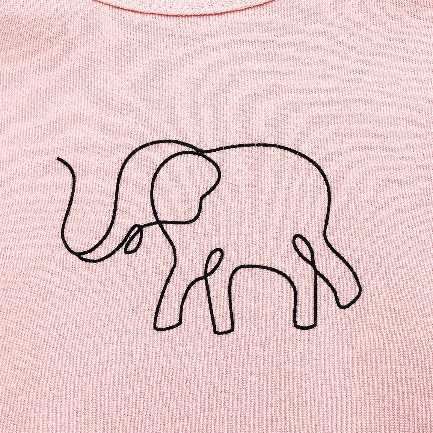 HelloBaby Long Sleeve Bodysuit - Light Pink