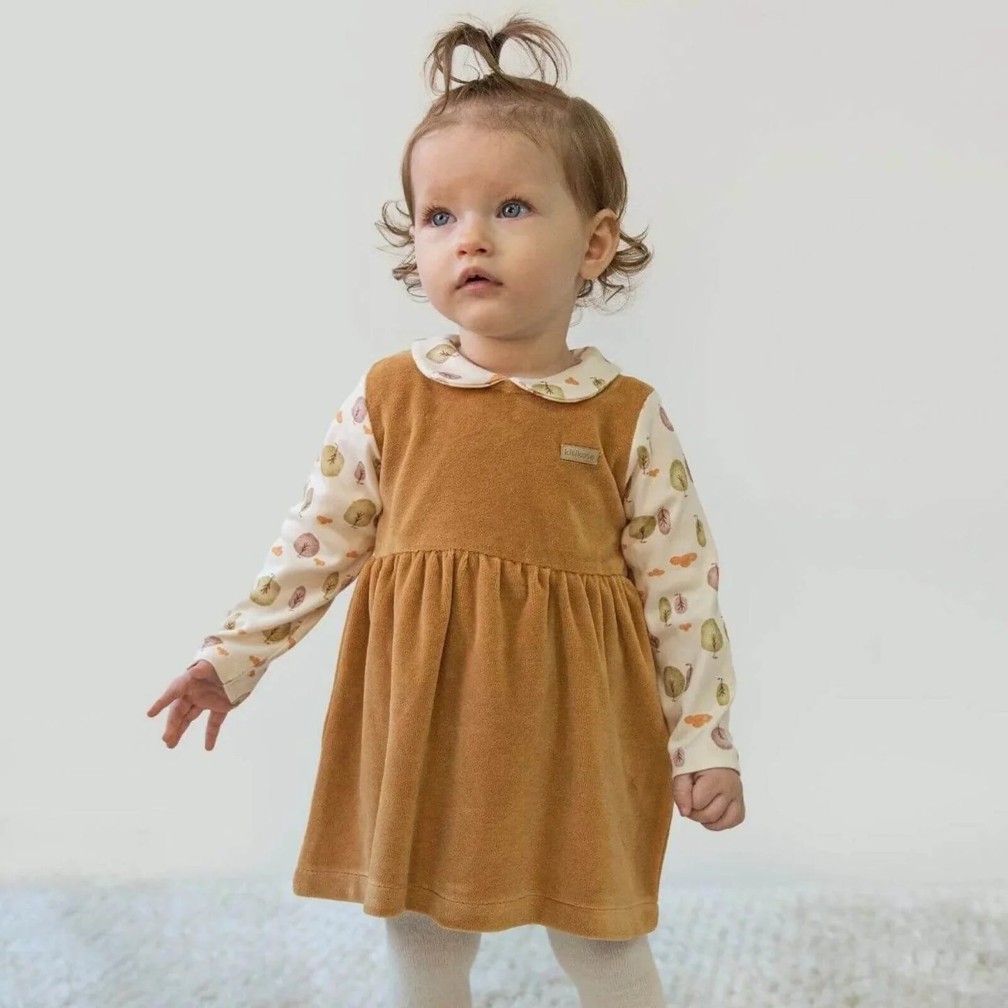 Kitikate Organic Wilma Dress - Mustard