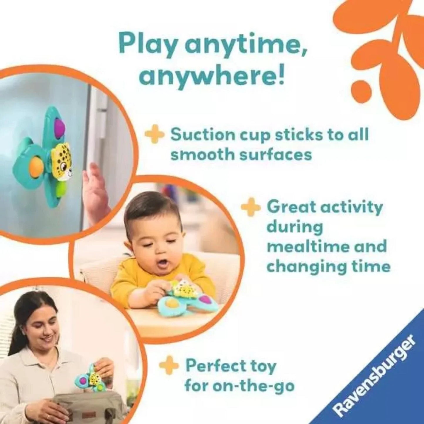 Play+ Spin & Pop Leopard