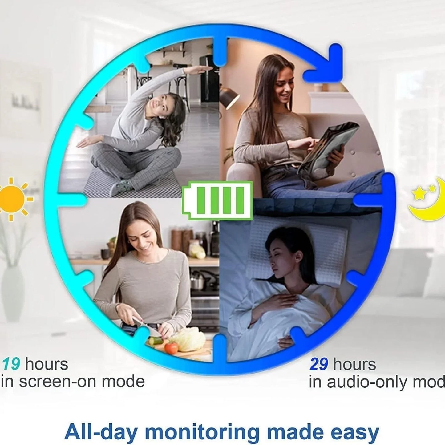 VTech VM819 2.8" Digital Video Baby Monitor with Adjustable Camera