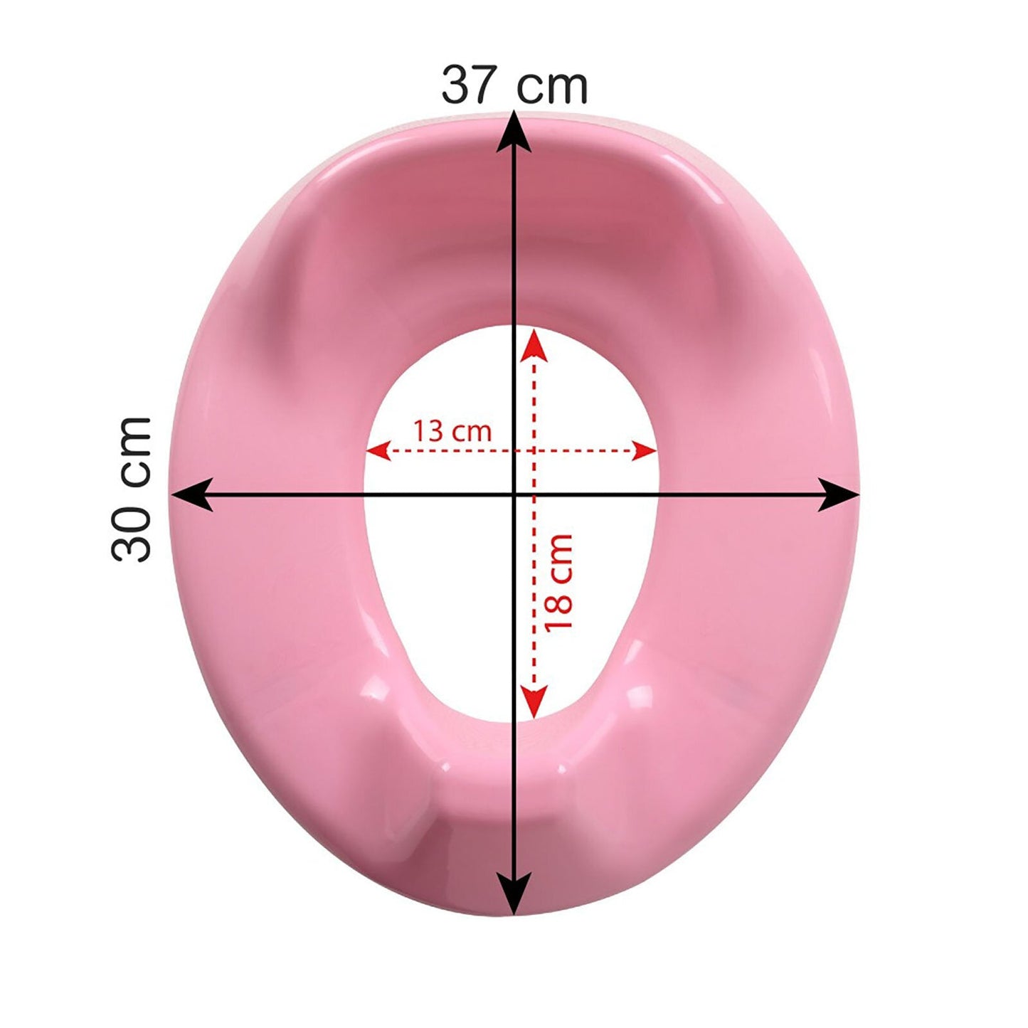 Plastic Toilet Adapter - Pink