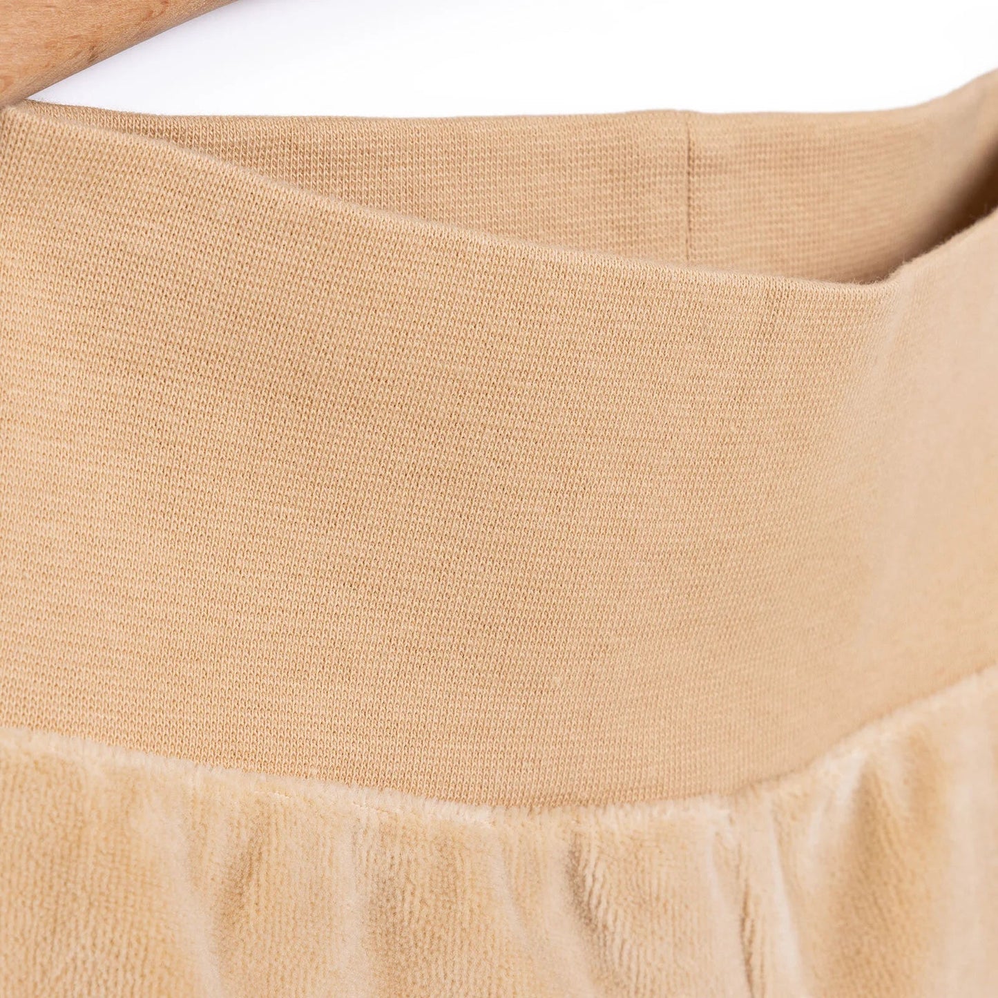 HelloBaby Unisex Velvet Footed Bottom - Beige