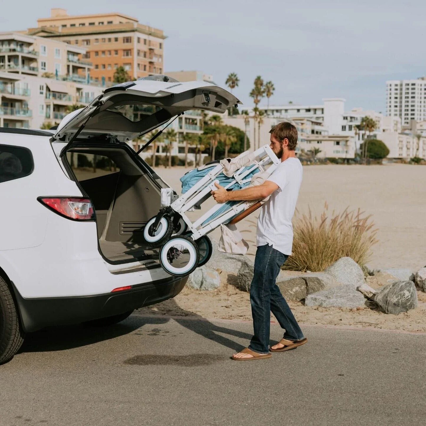 Wonderfold VW4 Volkswagen Stroller Wagon - Blue