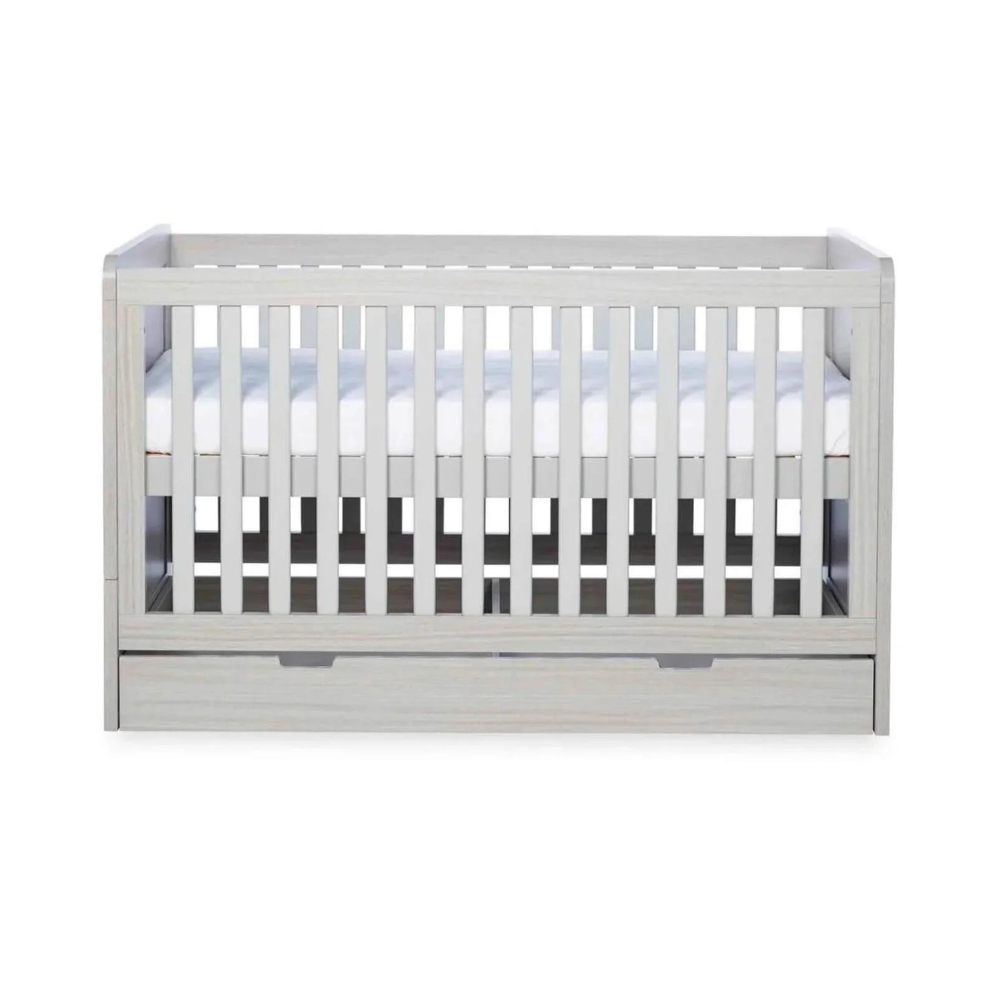 Ickle Bubba Pembrey Furniture Set Under Drawer Ash Grey 3 pcs - Premium Sprung Mattress