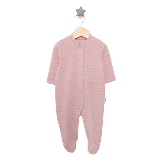 Bebbek Newborn Unisex Jumpsuit - Light Rose